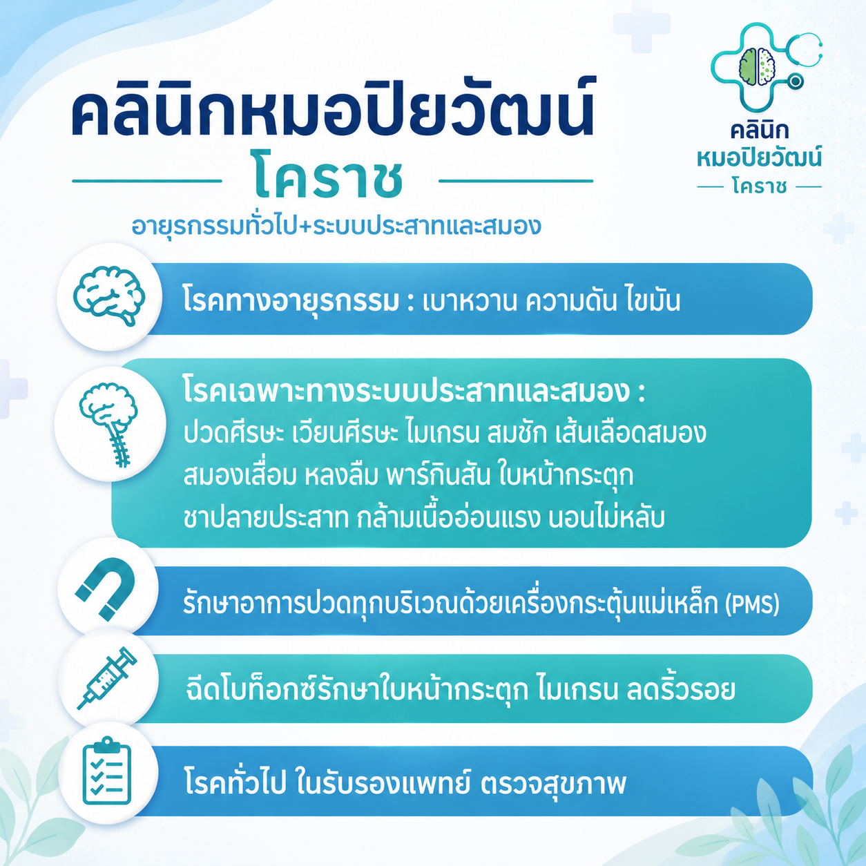 ตรวจโรค ระบบประสาทและสมอง